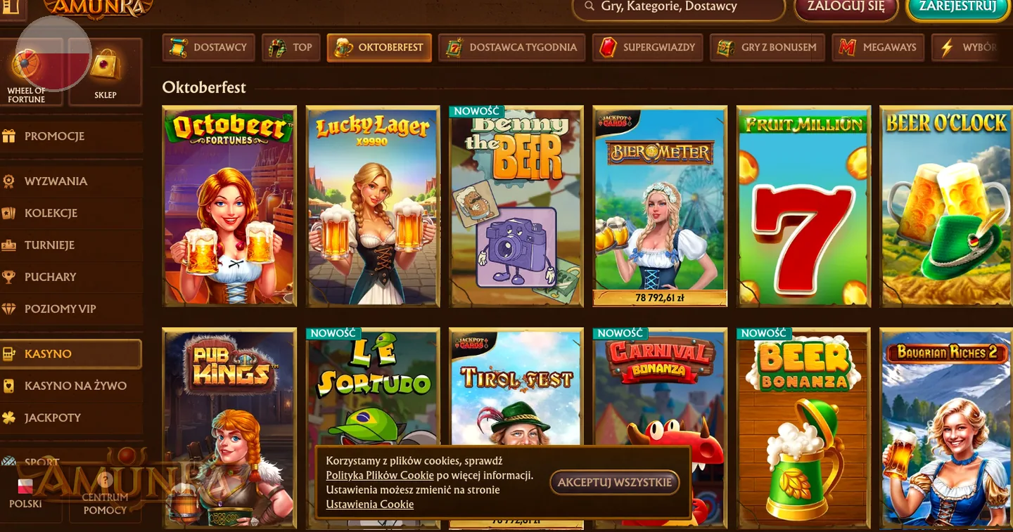 bonus powitalny – Amunra: rodzaje bonusów w Amunra casino